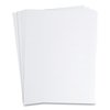 U Brands Data Card Replacement Sheet, 8.5 x 11 Sheets, White, PK10 5165U06-48